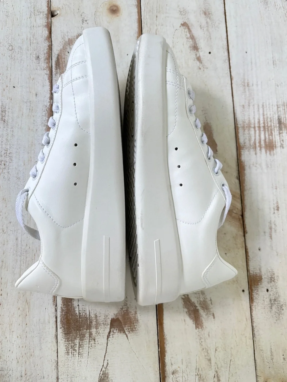 Golden Goose Pure-Star Bio-Based Sneakers white 38 vegan luxury minimalist EUC